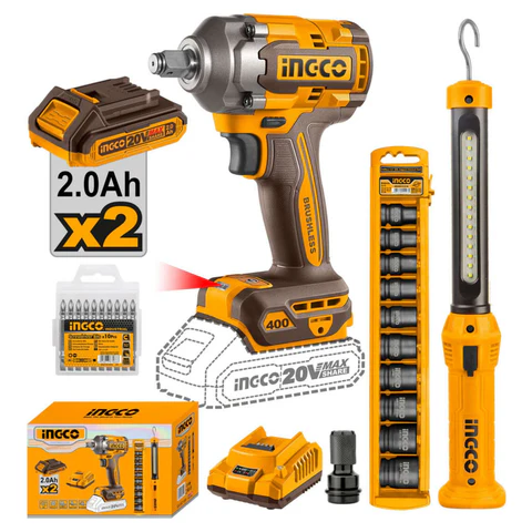 1000135644-1_large Ingco Cordless 2 pcs combo kit - Image 1