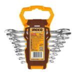 Ingco 8pcs double open end spanner set Size:6-22mm