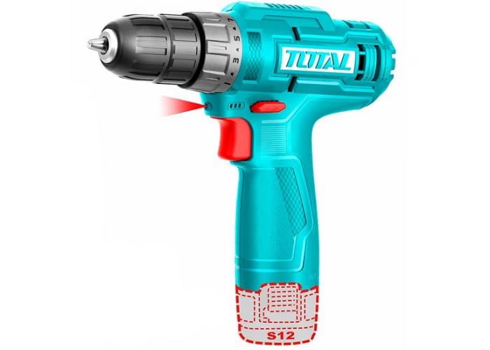 41FdLJ0KPgL Total Cordless drill 12V 20nm - Image 1