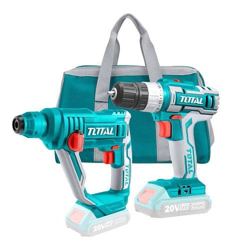 41bdy6Ev99L Total Lithium-Ion Cordless 2-Pc. Combo Kit 20v - Image 1