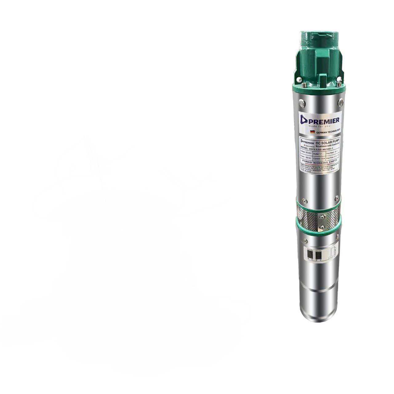 5ff5f818-e40a-4c46-b182-bf2bfe4ef5d1 Premier DC Solar Submersible Water pump 90M 96V/1000W - Image 1