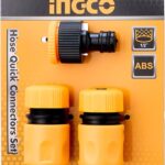 Ingco 3 Pcs hose quick connectors set