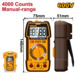 Ingco Digital multimeter 600V 4000 counts - Image 3