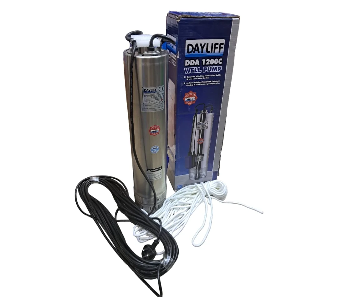 Dayliff-model-DDA-1200C-Submersible-Well-Pump-–-Silver Dayliff DDA 1200C Well pump - Image 1