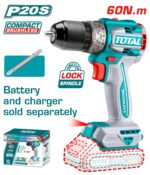 Total Compact Brushless Cordless Drill 60Nm 20V - Image 2