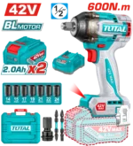 Total Cordless impact wrench 600Nm 42V - Image 2