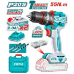 Total Compact Brushless Cordless Impact Drill 55Nm 20V - Image 3