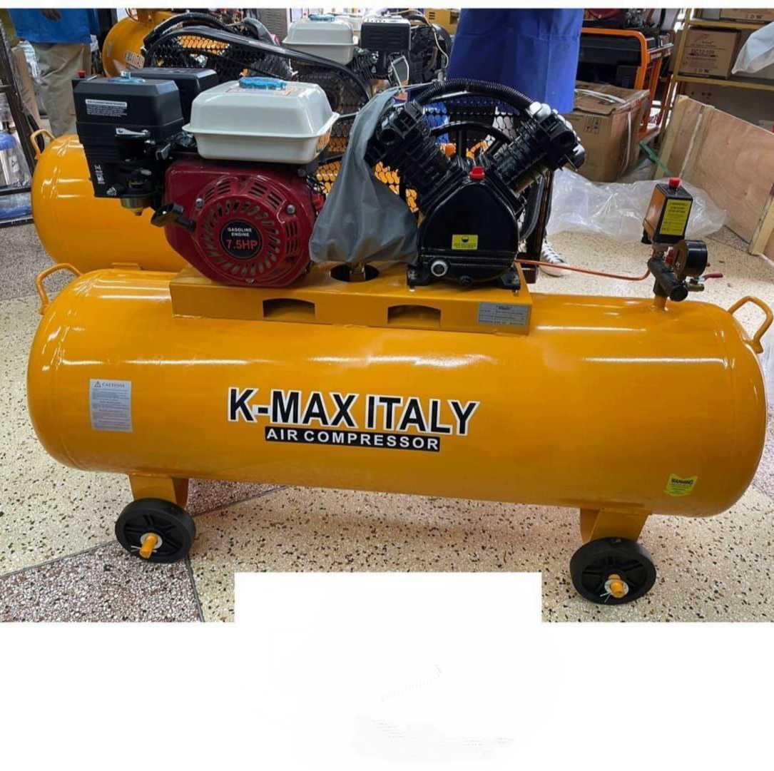 KMAX Italy 200Ltr Air Compressor 7.5HP Petrol
