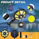 Outdoor LED Solar Security Lights 3000 Lumens Solar Motion - Image 3