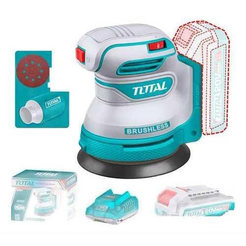 2 Total Cordless random orbit sander 125mm 20v - Image 1