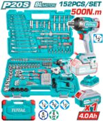 Total 152 Pcs Cordless impact wrench tools set - Image 3