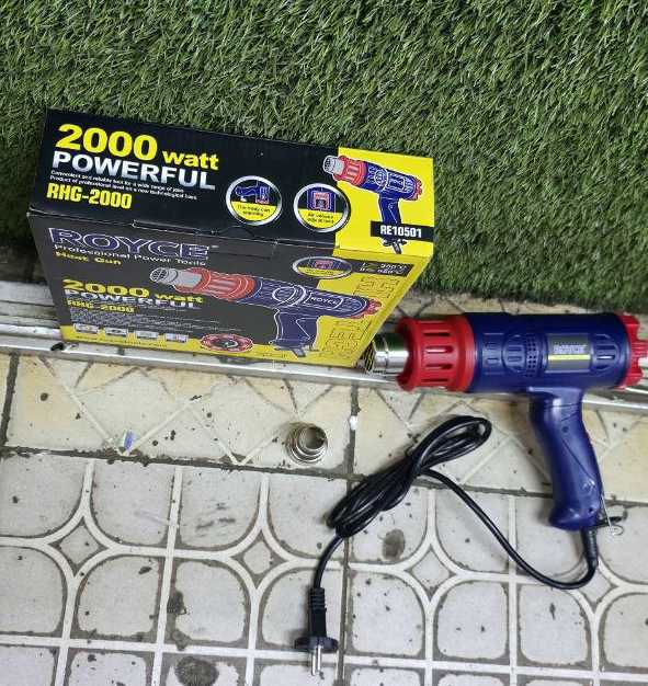 324f8d3b-6aca-44dc-8eb5-618622f88852 Royce RHG-2000 heat gun 2000W - Image 1