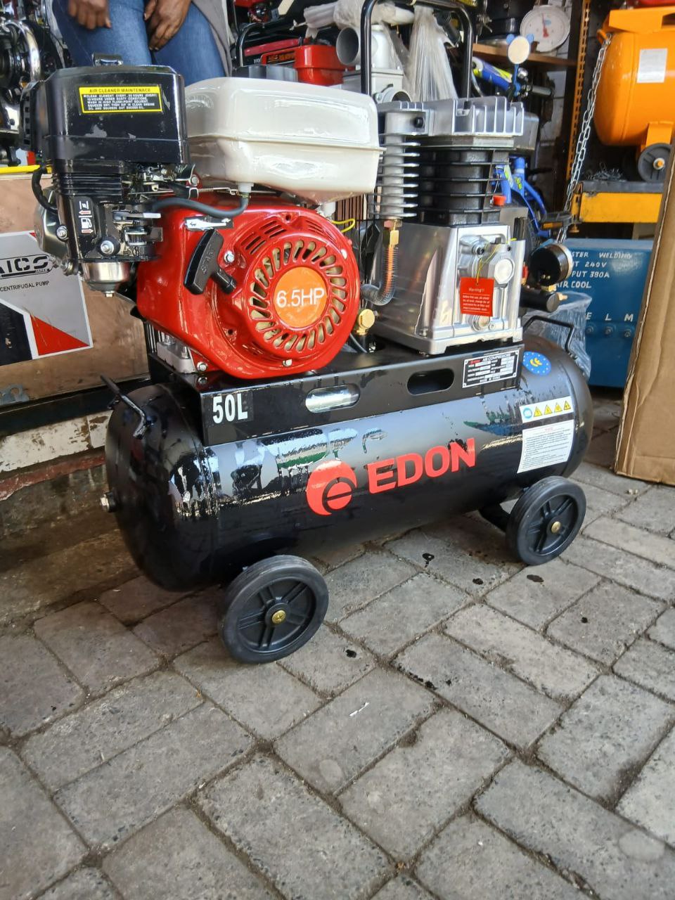 Edon 50Ltr Petrol Air Compressor - 6.5HP
