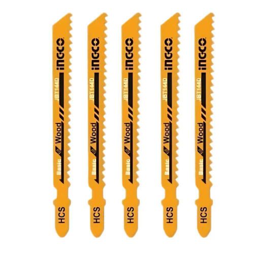 1 (7) Ingco Jig saw blade for wood 5pcs - Image 1