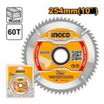 Ingco TCT saw blade 254mm(10") 60T - Image 2