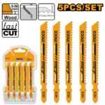 Ingco Jig saw blade for wood 5pcs - Image 3