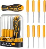 Ingco 9 Pcs interchangeable screwdriver set