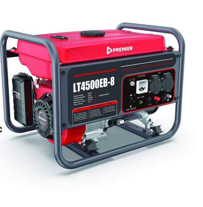 956c04f9-bc7d-4d65-88e7-0f5801b4bcd1 Premier LT4500EB-8 portable 3.5kW gasoline generator - Image 1