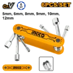 Ingco 6 Pcs folding nut driver set - Image 3