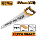 Ingco Hand saw Size: 16"(400mm) - Image 2