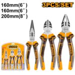Ingco 3 Pcs pliers set - Image 3