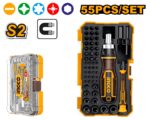 Ingco 55 Pcs screwdriver bits set - Image 2