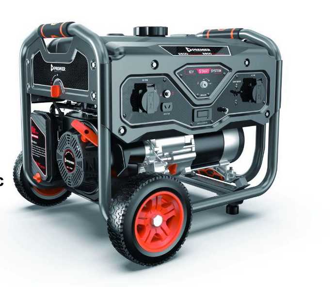 Premier 5.5Kw Petrol Generator LS6875EB Key Start