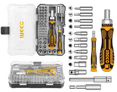 large_HKSDB0558 Ingco 55 Pcs screwdriver bits set - Image 1