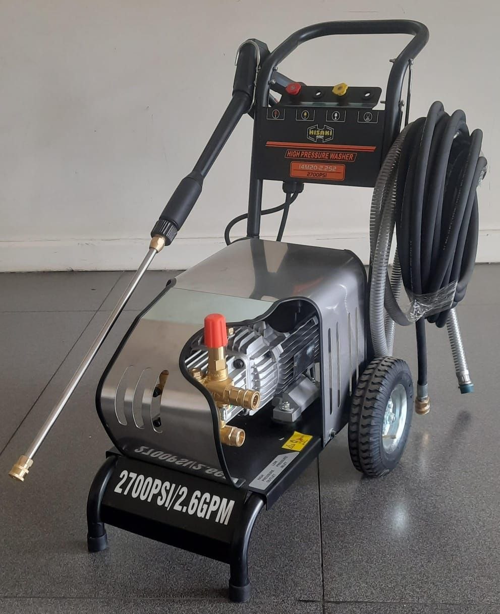 c649cffd-9014-4862-bf1e-5ca268d9bc8c Hisaki Japan Electric pressure Washer 2700psi 3hp Motor - Image 1