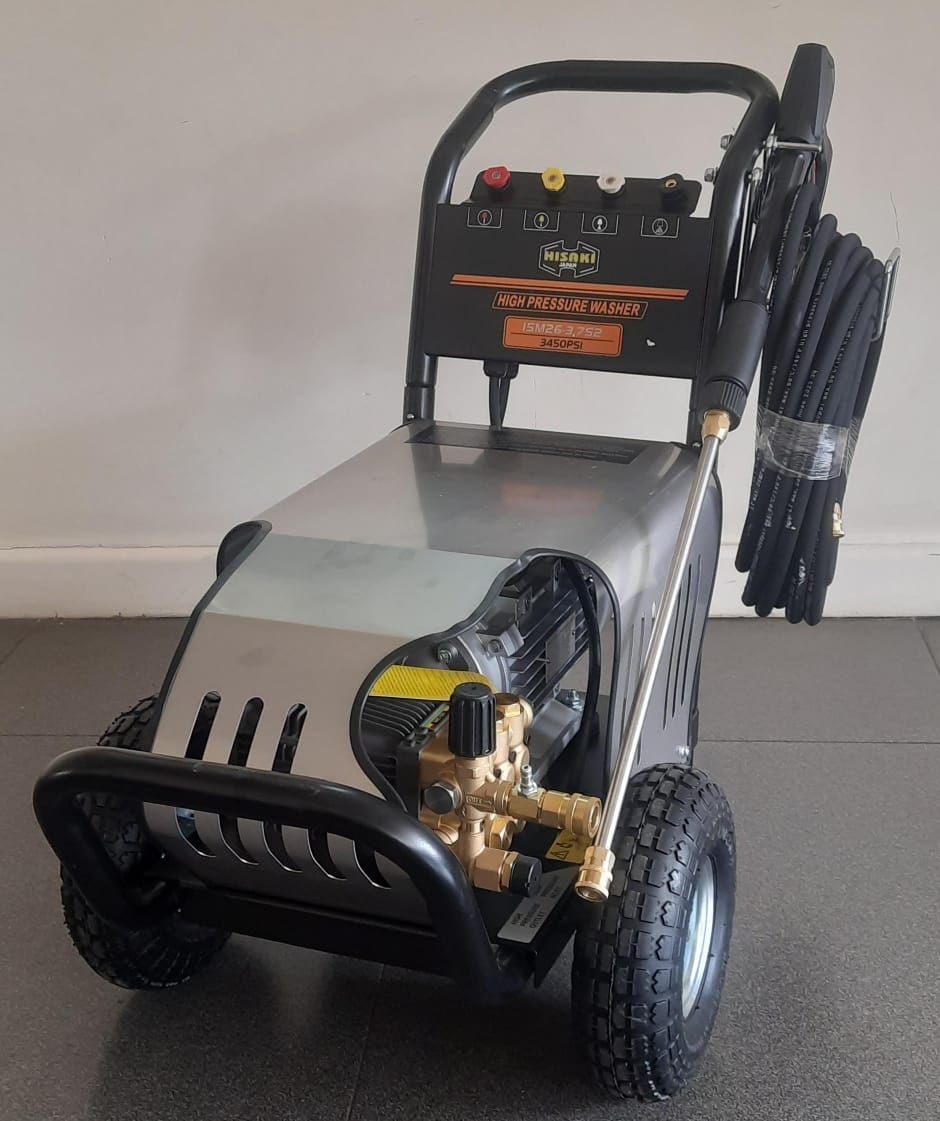 ddf9b9b7-9df4-4bf3-b64c-cb25b0168fab Hisaki Japan Electric pressure Washer 3450psi 5hp Motor - Image 1