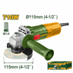 Jadever Angle grinder 710W 115mm - Image 3