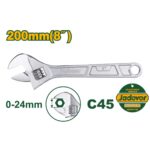 Jadever Adjustable wrench Length:200mm(8") - Image 2