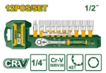 Jadever 12 Pcs 1/2" socket set - Image 2