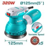 Total Rotary sander 320W 125mm - Image 2