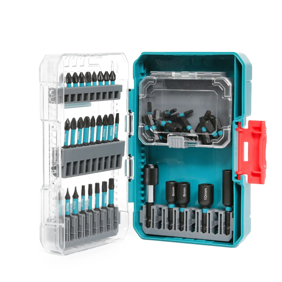 1_0007_TOTAL_TACSDL25106 Total 51 Pcs impact screwdriver bits set - Image 1