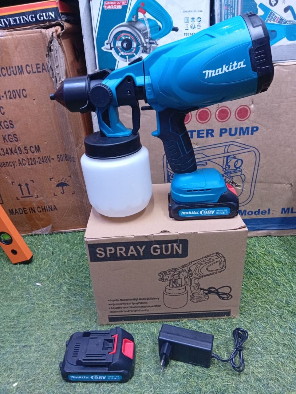4be325b7-8f25-489b-a437-be9ff9fa746a Cordless HVLP paint spray gun - Image 1