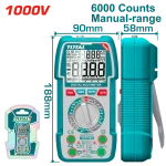Total Digital multimeter 1000V 6000counts - Image 3