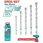 Total 5 Pcs masonry drill bits set - Image 3
