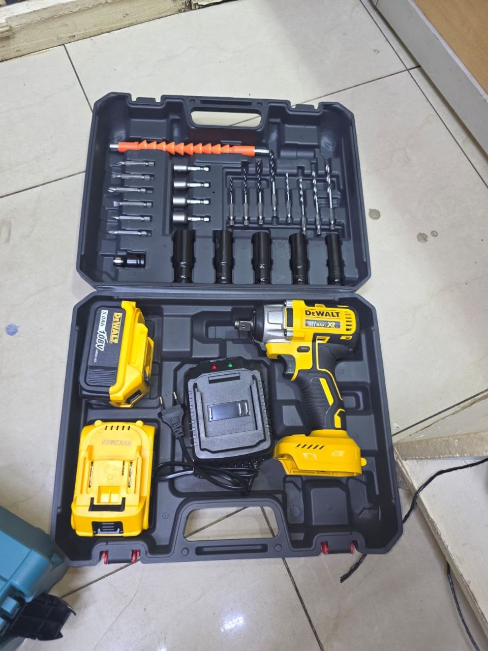 fff08720-61f0-4fd7-abbb-081f8fb7c506 Dewalt 108V Max XR Cordless Impact Wrench kit - Image 1