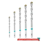 Total 5 Pcs masonry drill bits set