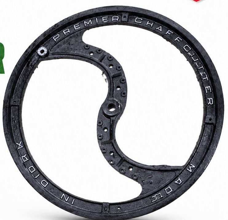 7811e8e1-43b1-461e-8ec5-a6a0e109c9ca Premier branded 2-blade chaff cutter wheel - Image 1