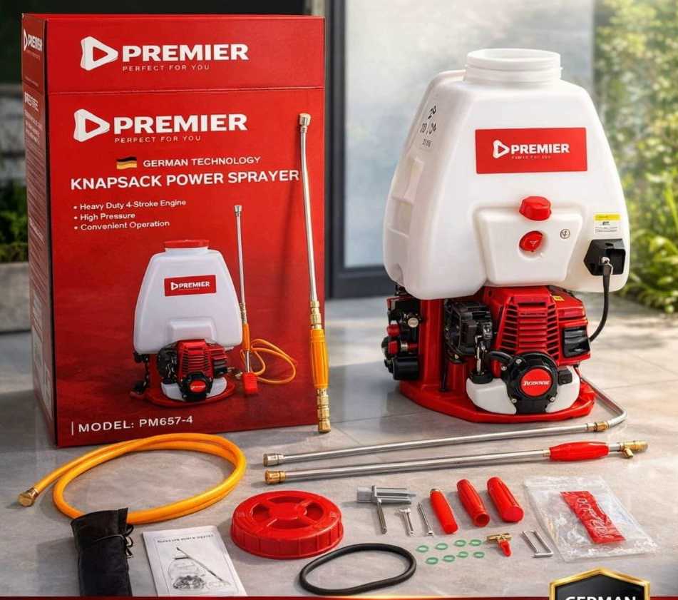 999831c5-437f-4eb9-82f6-4de2967730f7 Premier Knapsack Power Sprayer 25-liter 4-stroke petrol engine. - Image 1