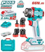 Total TDLI206686 Cordless multi-head drill driver 66Nm - Image 3