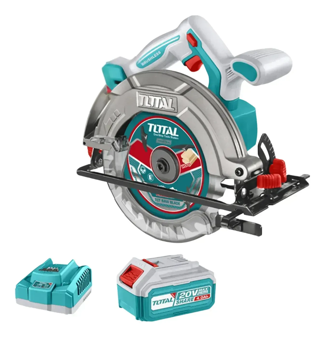 TSLI16523 Total TSLI16523 Cordless circular saw 165mm 20V - Image 1