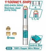 Total TWP511006 4" Deep well pump 100W(1.5HP) 112M - Image 2