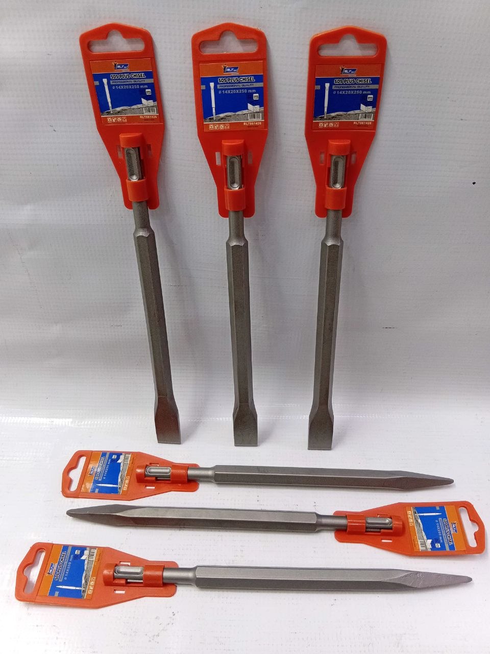 b041763e-f9f9-4b07-a016-f30a8f90bf3b SDS-Plus Flat Chisel (14mm x 250mm) - Image 1
