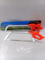 Hand meat saw orange